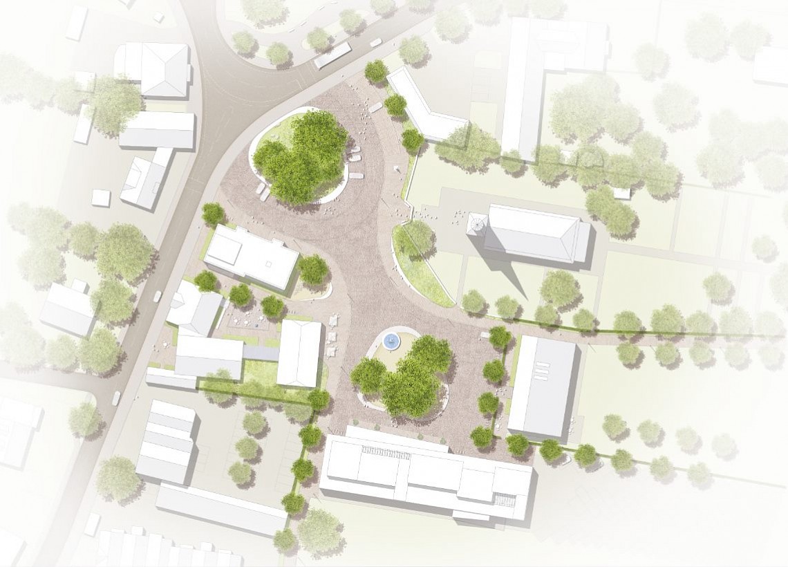 Henry-Wetjen-Platzes in Weyhe (2016)