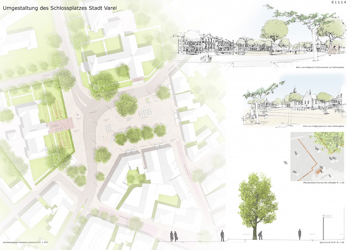 Schlossplatz in Varel (2011)