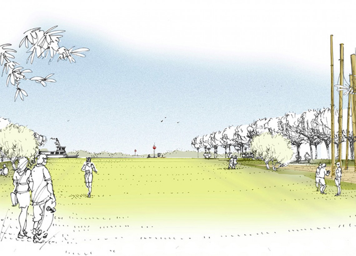 Park im Überseepark Bremen (2010)