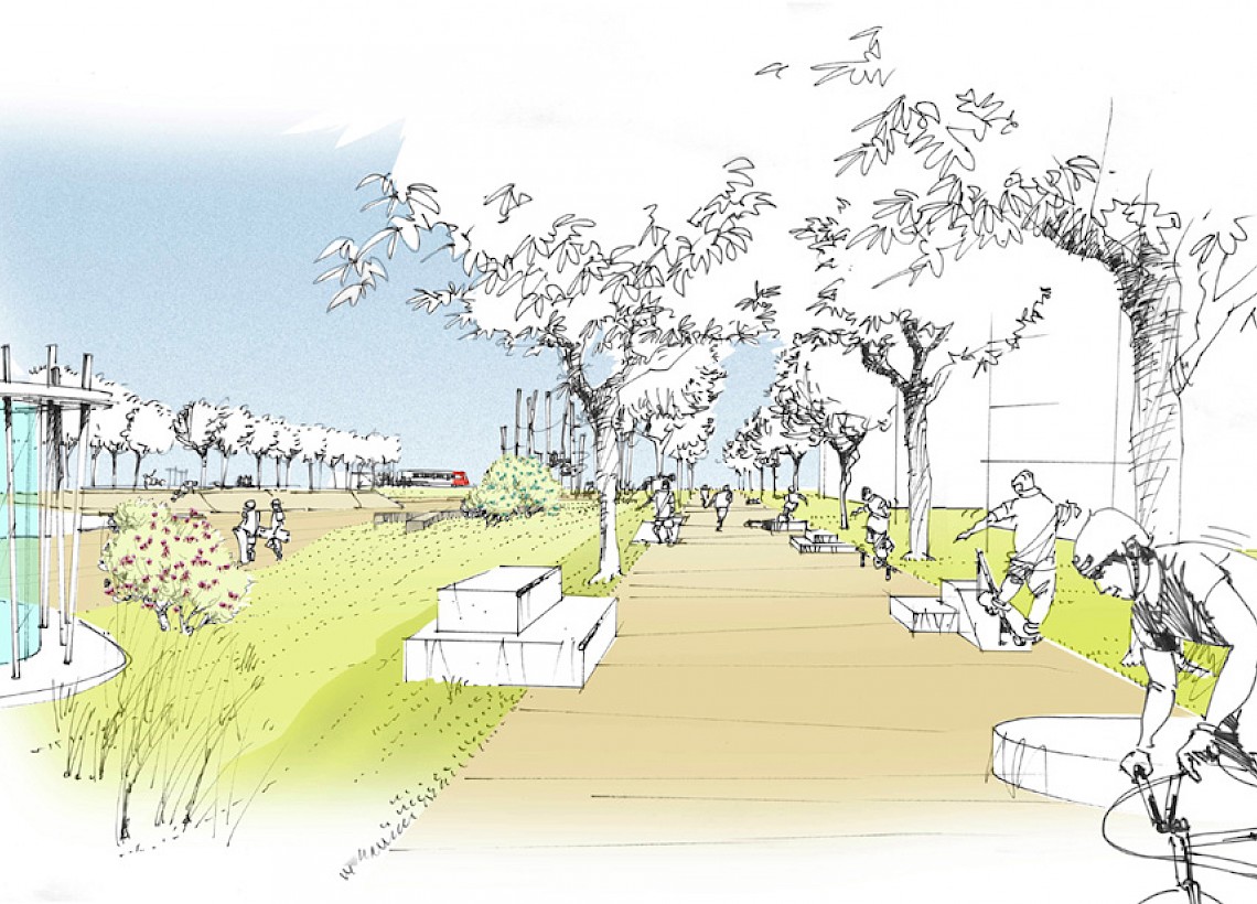 Park im Überseepark Bremen (2010)