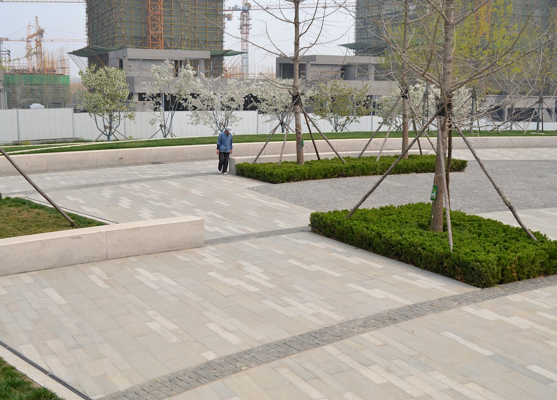 Freianlagen am Culture Exchange Plaza