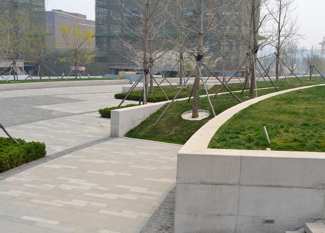 Freianlagen am Culture Exchange Plaza