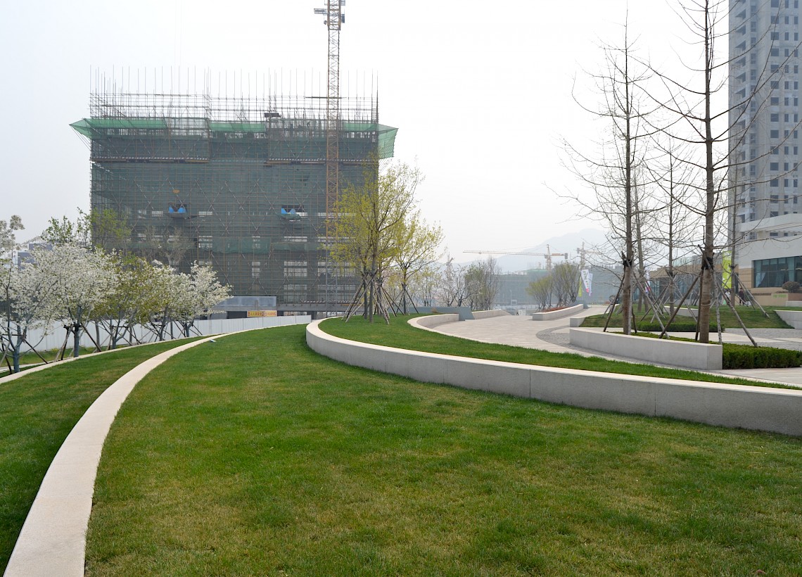 Freianlagen am Culture Exchange Plaza