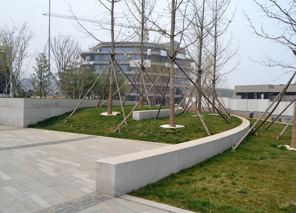 Freianlagen am Culture Exchange Plaza