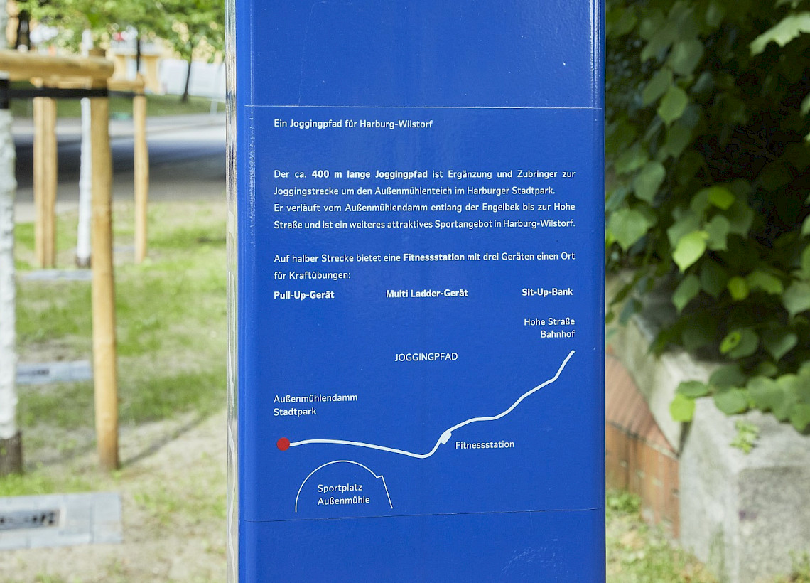 Joggingpfad Hamburg-Harburg