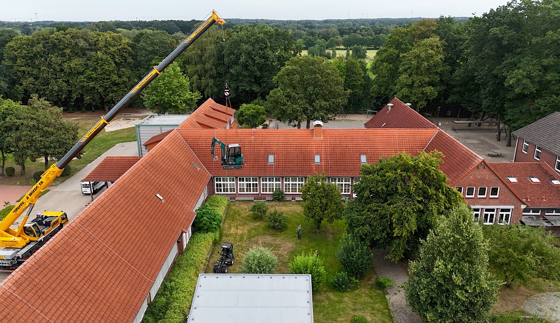 Baustart: Grünes Klassenzimmer